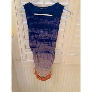 Gypsy the brand tie dye mini dress size small
